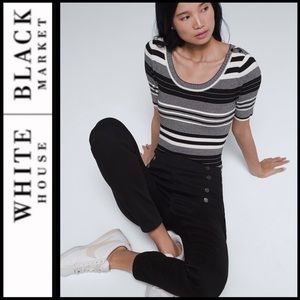 NWT WHBM Stripe Sweater